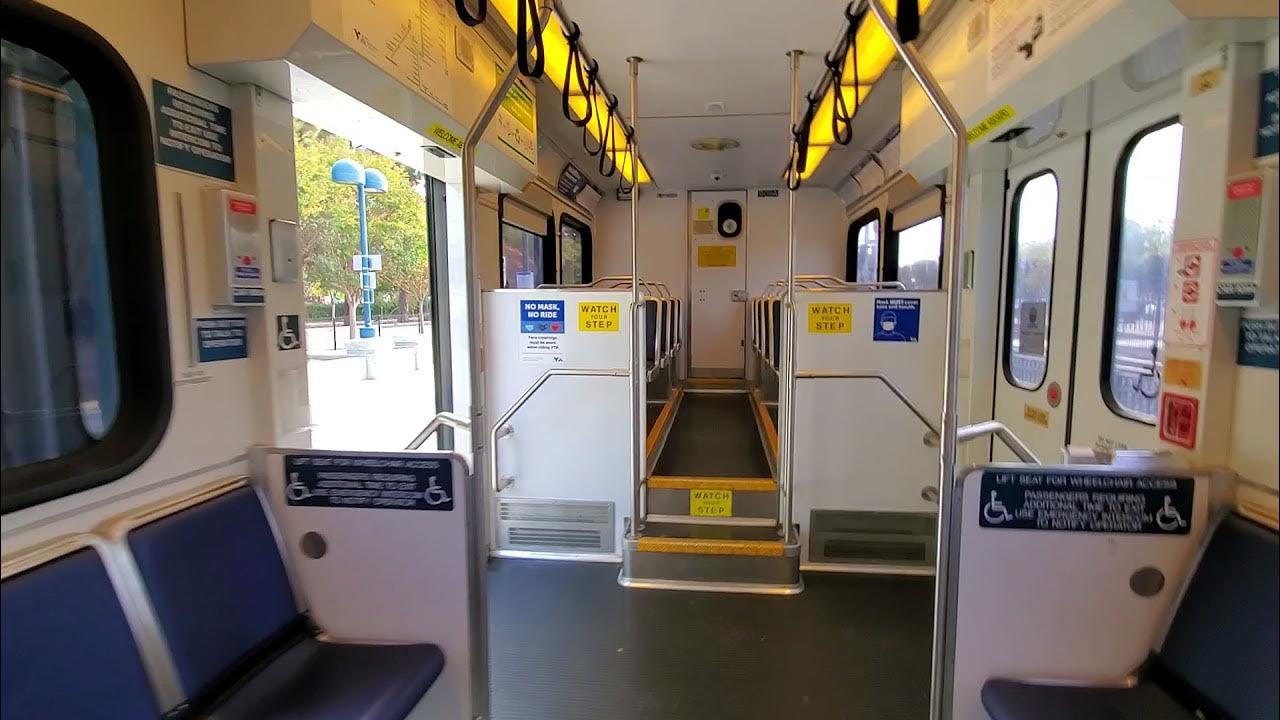 VTA Kinkisharyo LRV Interior (9/26/21) YouTube