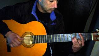 Video thumbnail of "Idir a vava inova - guitare - solo + arpèges -"