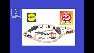 Playtive Junior Railway Set UNBOXING (Lidl for age 3 - 8, 70 pcs) 