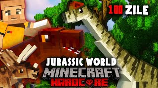 Am Supravietuit 100 De Zile In Jurassic Park Pe Minecraft (GIVEAWAY)