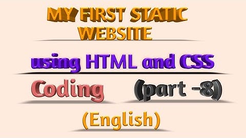 My first Static website using HTML and CSS part-8 (Carousel-Bootstarp) |CCBP 4.0 | Nxt Wave #coding