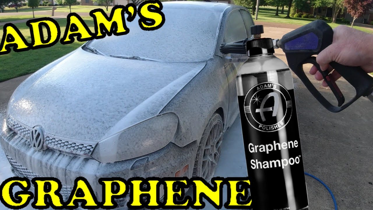 Adam's Graphene Shampoo 16oz / 500ml - Graphene Ceramic Coating Infused Car  Wash Soap