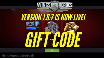 Update 1.0.7 Redeem gift code. Wings of Heroes.#woh #wingsofheroes #aircombat
