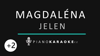 Jelen - Magdaléna (Vyšší tónina) | Piano Karaoke Instrumental