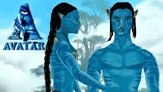 Avatar fighting cartoon animation || jake sully,neytiri,ikran banshee || drawing cartoon2