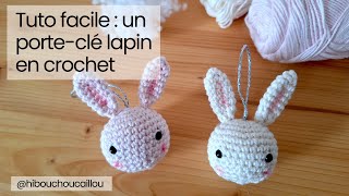 Tuto Crochet Comment Crocheter Un Porte-Clé Lapin Facile