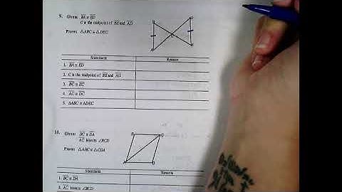 Math 3 - Parallel Lines & Triangle Proofs - Unit 5