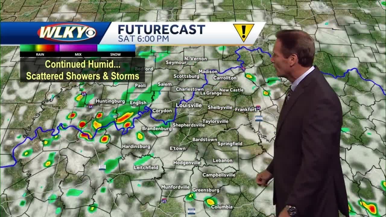 Unsettled weather hangs around for the weekend - YouTube