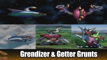 [ENG Sub]Super Robot Wars Z - Grendizer & Getter Enemy Attacks | スパロボZ - グレンダイザー & ゲッターエネミー 全武装