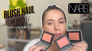 BEST BLUSH FORMULA? | Cheek Swatching New NARS Blushes