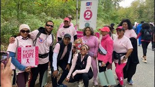 Caminata contra el cáncer de mama en Central Park, New York