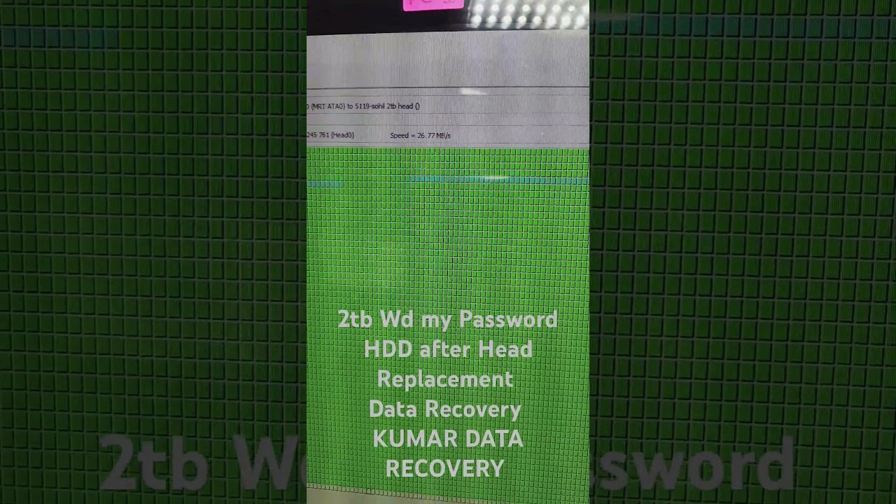 WD my Passport HDD Head Damage Data Recovery