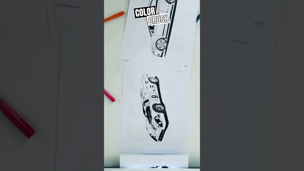 JDM Printable Coloring Book: Nissan GTR