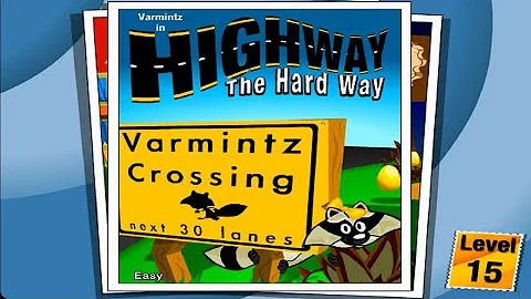 Varmintz Deluxe (2004) Gameplay (Easy) Level 11-15 Highway: The Hard Way + Bonus Round