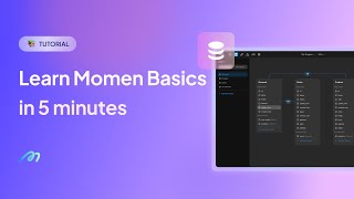 5-Minute Momen Quick Start: Build an App from Data to Logic to UI Design (Oct. 2024)