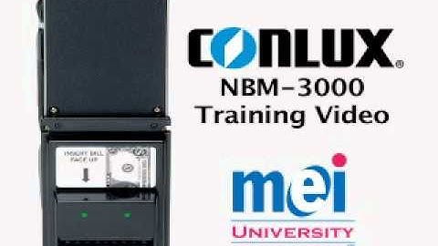 MEI Conlux nbm3000 Bill Acceptor Training Video Introduction