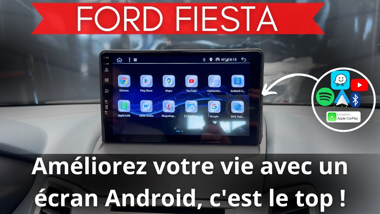 VECHTEL 2G 64G Autoradio pour Ford Focus Fiesta C/S-Max Transit