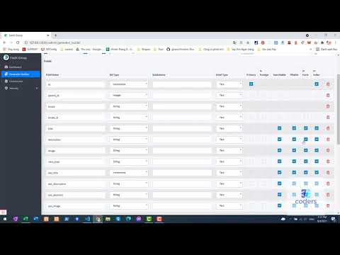 Generator Builder CRUD