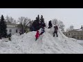 Проводи зими в Білокуракине. Снігова гірка для дітей, 24.02.2018