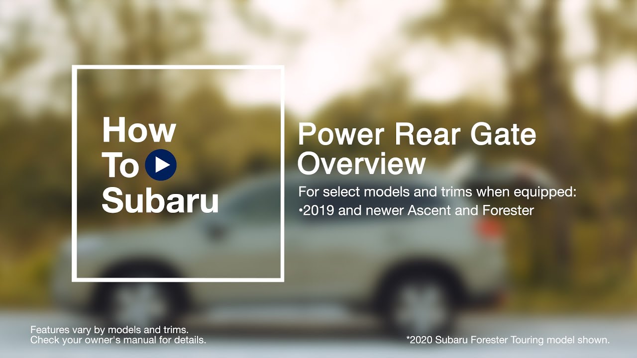 2021 subaru forester power liftgate alfonzoheckford