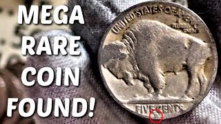 MUST BE BEGINNER'S LUCK! SUPER RARE COIN FOUND INSIDE ROLL OF NICKELS! COIN ROLL HUNTING COMPETITION