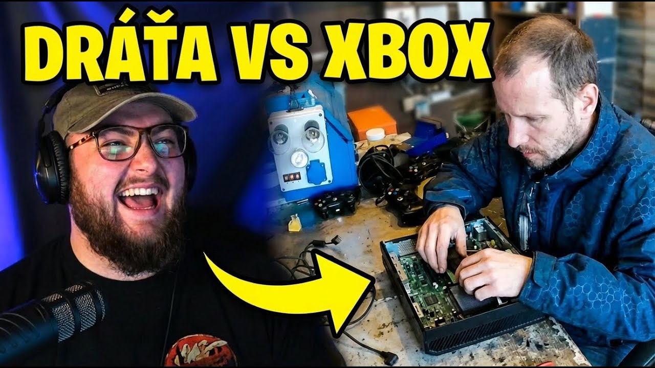 Dráťa se pokusil opravit vyhozený Xbox… 😂