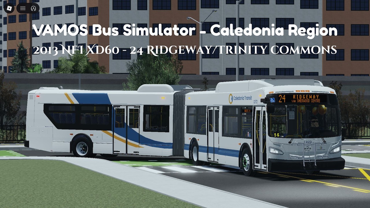 VAMOS Bus Simulator (Caledonia) 2013 NFI XD60 | 24 Trinity Commons [First-Person POV]