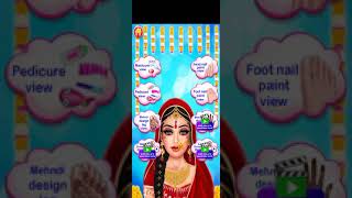 Indian princess Mehndi hand and foot spa salon//indian doll medicure view screenshot 5
