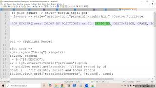 Oracle Apex ** Low Code Programming ** Class 15