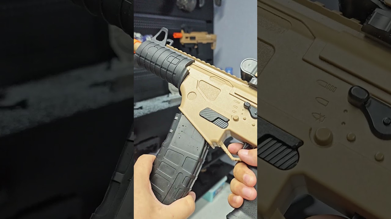 gel blaster gun is so cool Safe toy 