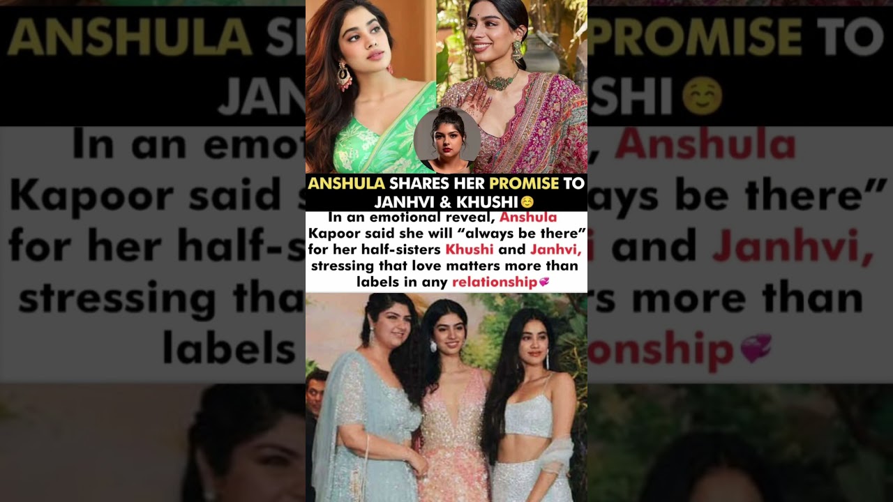 Anshula Kapoor Promise To Janhvi & Khushi She Will "Always Be There"