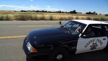 CHP/SSP 1993 Mustang on EVOC