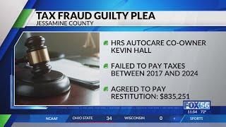 Jessamine County business owner to pay over $800K in tax fraud plea agreement