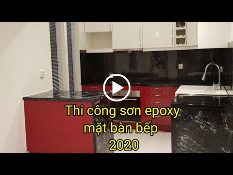 Video Đổi bàn bếp mới bằng sơn epoxy 2020 - youtube