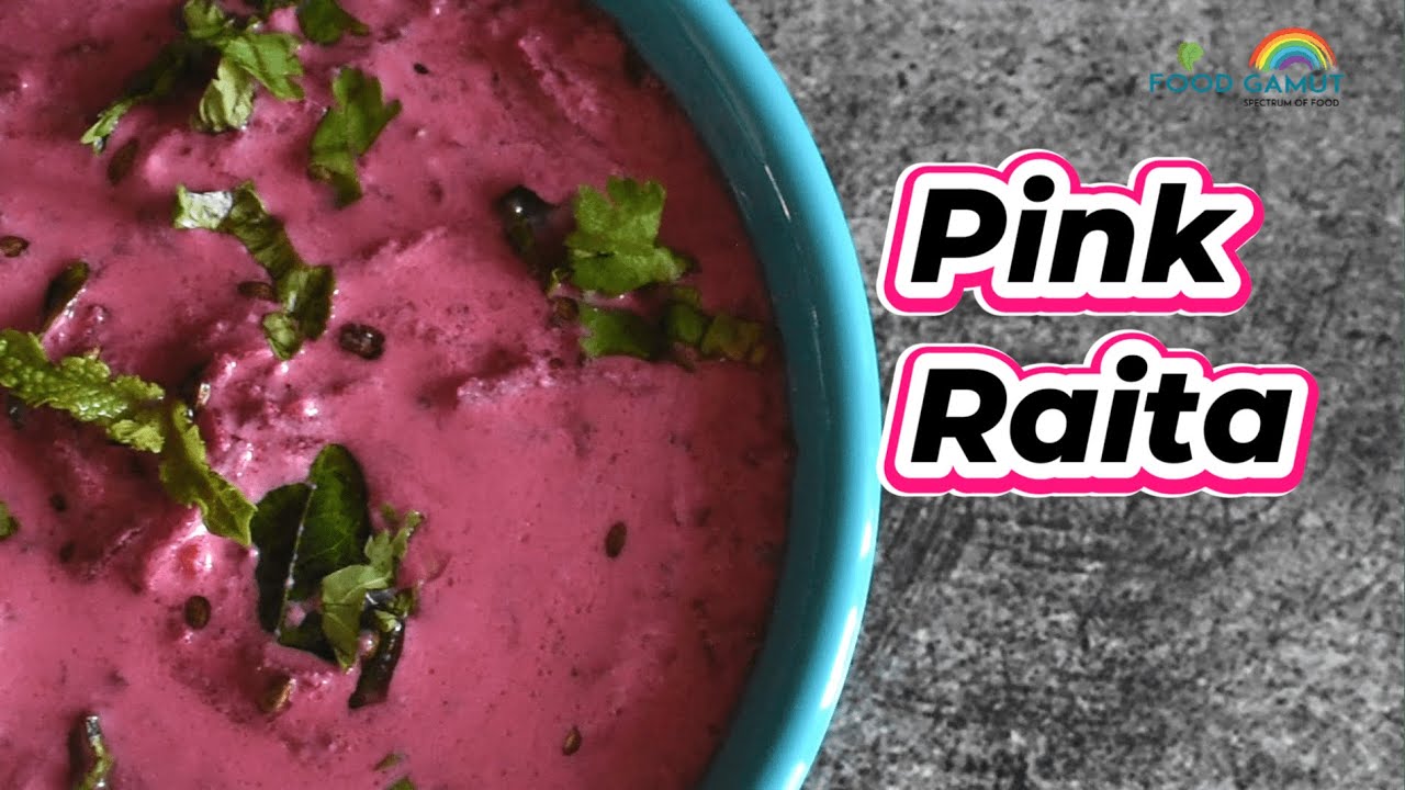 Pink Raita | पिंक रायता | પિન્ક રાઇતું | Summer Special - YouTube