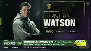 Packers Select Christian Watson With The 34th Pick | 2022 NFL Draft