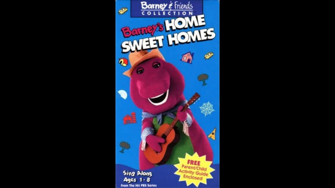 Opening & Closing To Barney's Home Sweet Homes (1993 VHS) YouTube