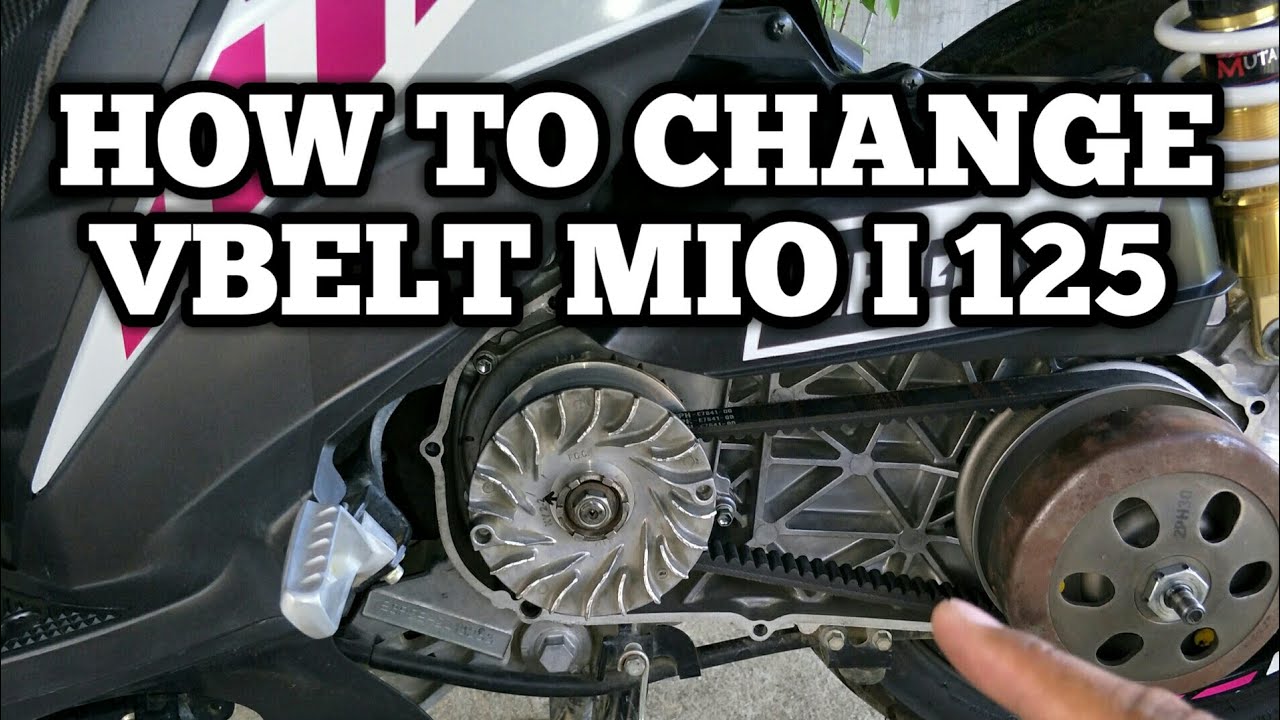HOW TO CHANGE VBELT MIO I 125 | BASIC LANG