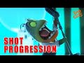 Mr. Piranha’s Crazy Singing Scene – Shot Progression | The Bad Guys Animation Breakdown