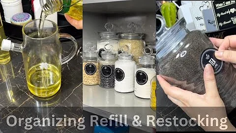 ULTIMATE KITCHEN ORGANIZATION | Refill | Satisfying Kitchen Restock Organizing