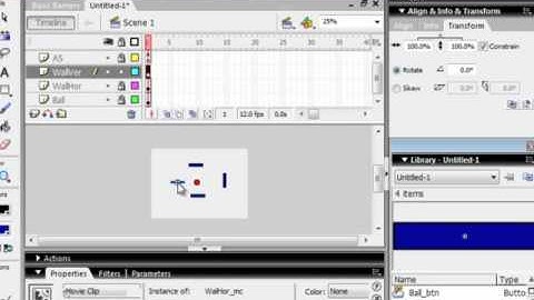 Flash Tutorial 12 Make A Barrier To Stop A Moving Object.avi