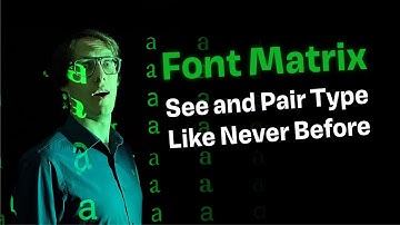 Font Matrix – See and Pair Typefaces Like Never Before