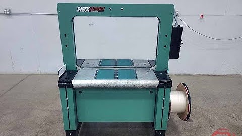 2014 Signode HBX-4330 Automatic Plastic Strapping Machine