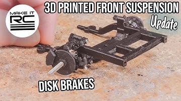 1/24 Scale FC-01 Front Suspension Updates and New Disk Brake Options