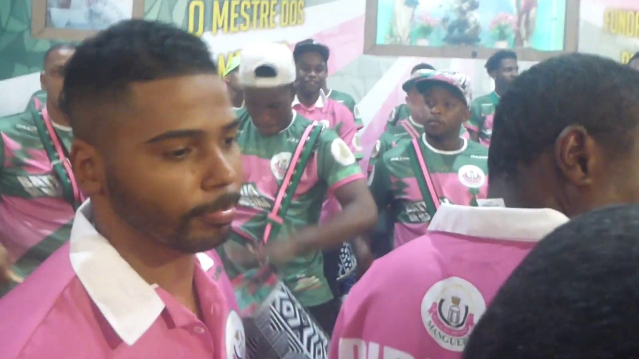 Mangueira carnaval 2020  Bateria 4.0 desenhando no esquenta da final da escolha do samba