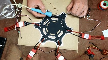 H550 HobbyKing Hexacopter DJI F550 KK2 New Build Part 2 (The Frame Build)