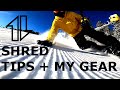 Snowboard Carving and Buttering Tips + Two of my favorite pieces of Snowboard Gear.