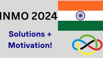 INMO Indian National Math Olympiad 2024