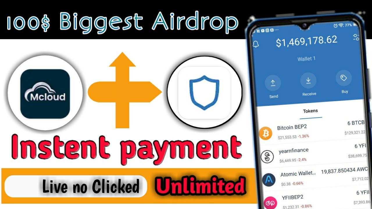 Instent New Crypto Airdrops | posi tokan airdrops | Trust wallet airdrop today
