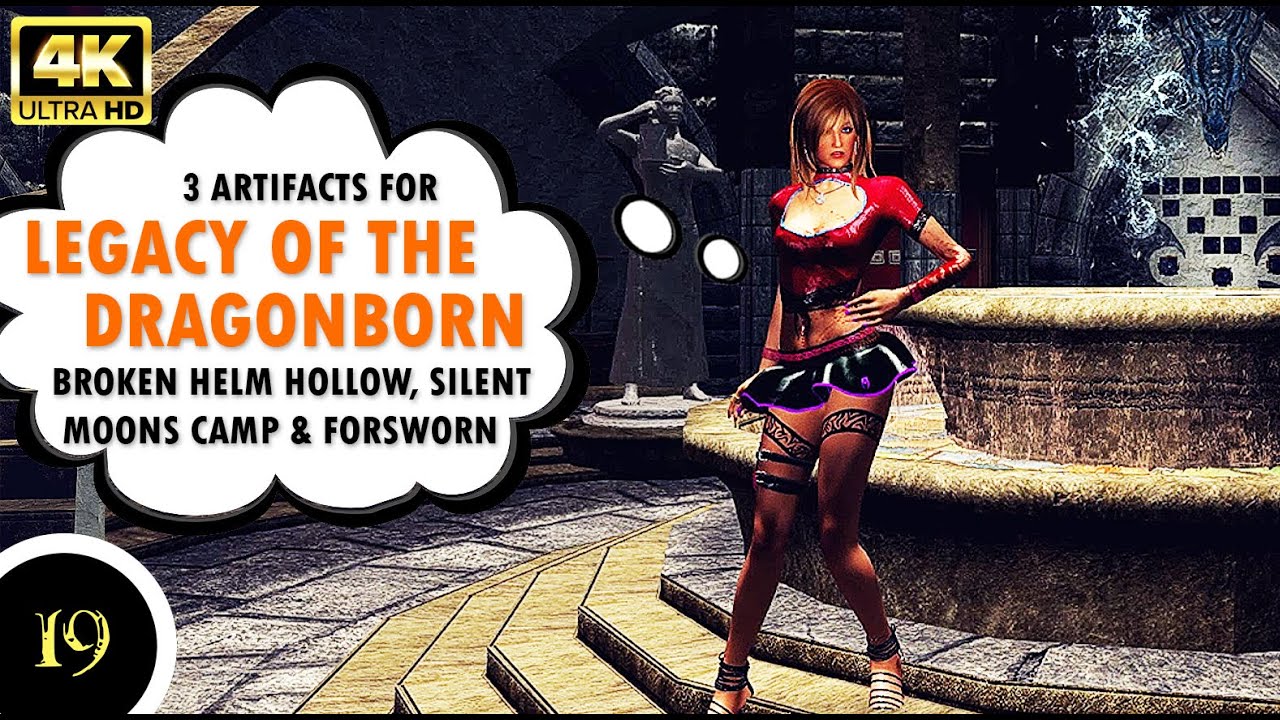 Top 5 Best Skyrim Mod LOTD Legacy of the Dragonborn starts Silent Moons